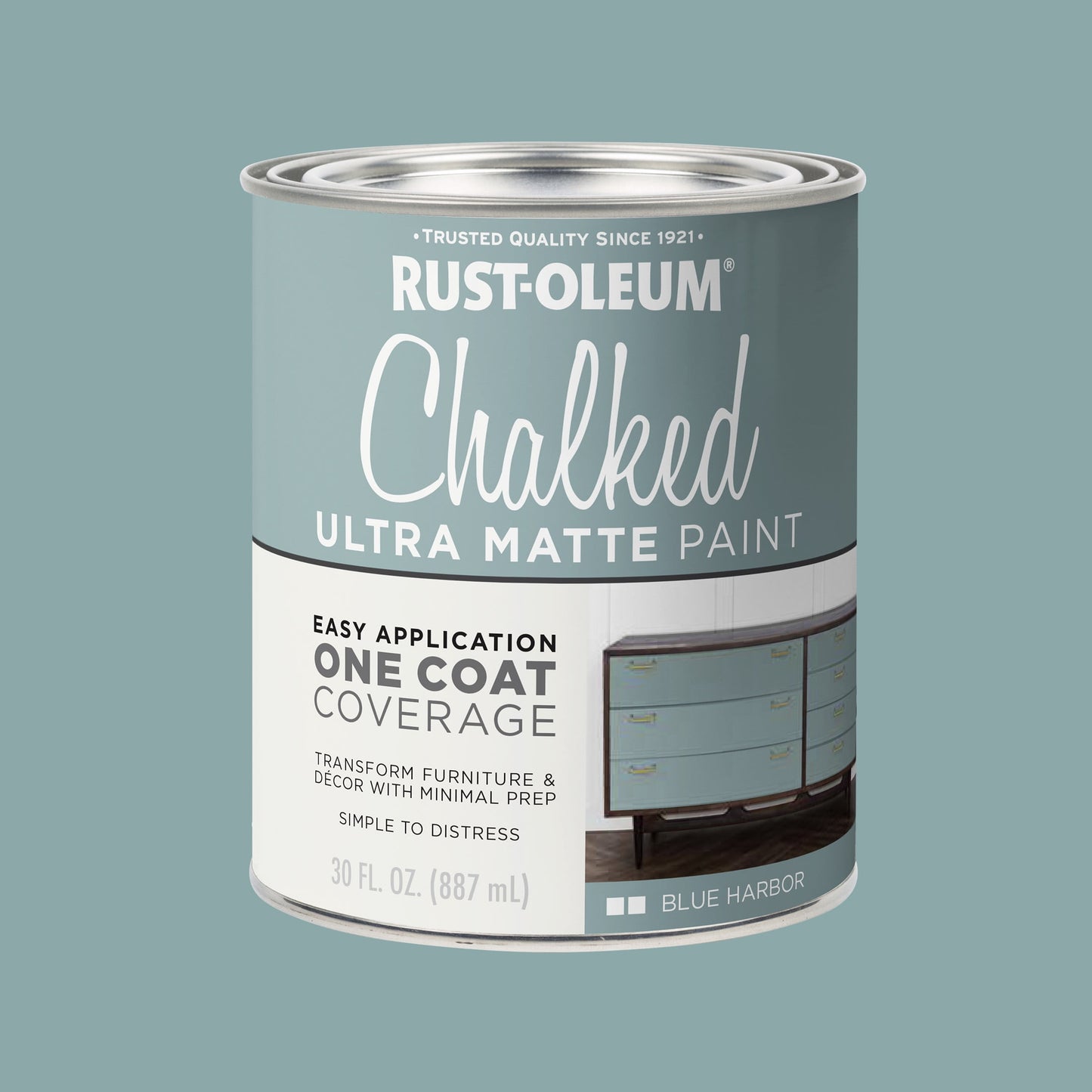 Blue Harbor, Rust-Oleum Chalked Ultra Matte Paint, Quart