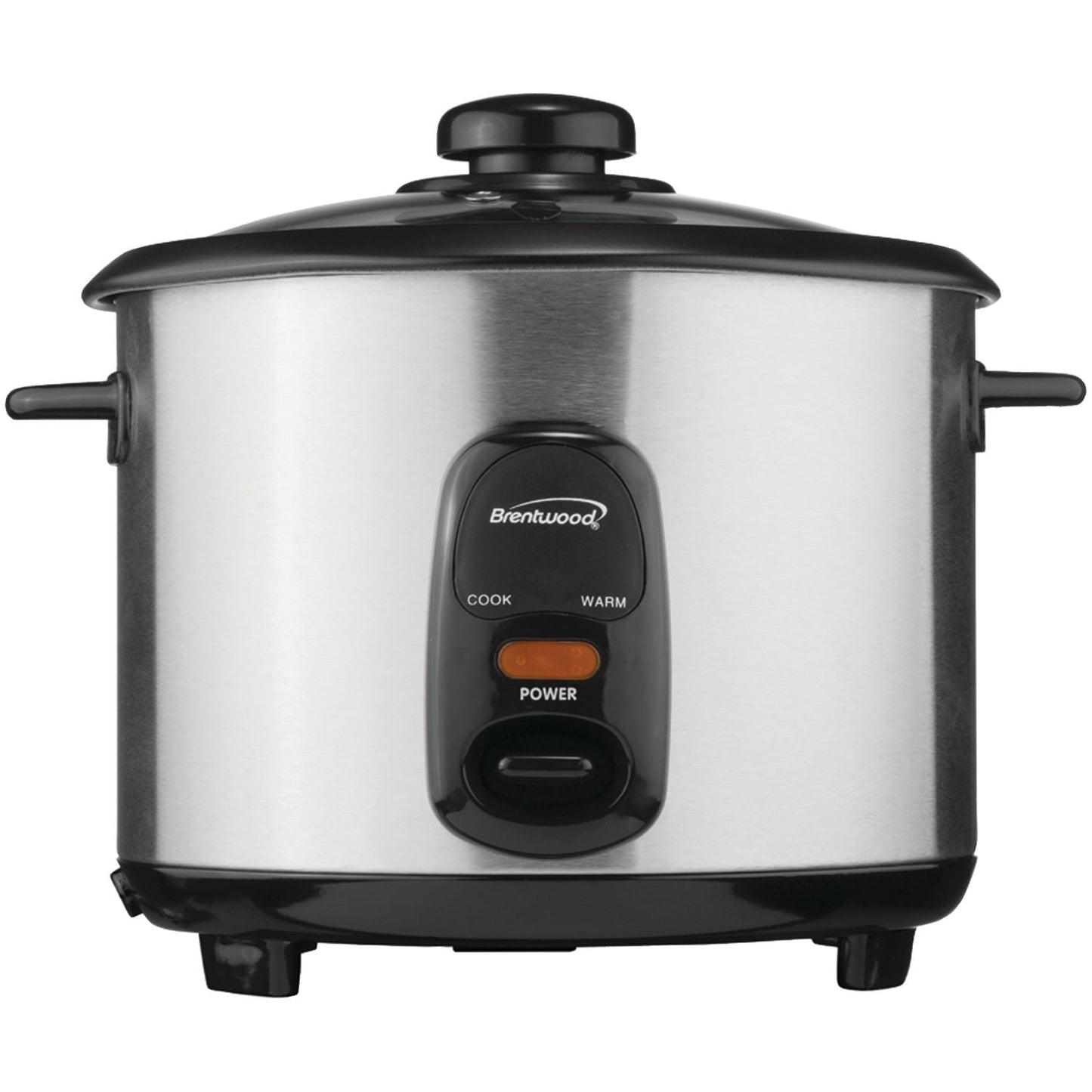 Brentwood New 5-Cup Uncooked/10-Cup Cooked Rice Cooker, Stainless Steel