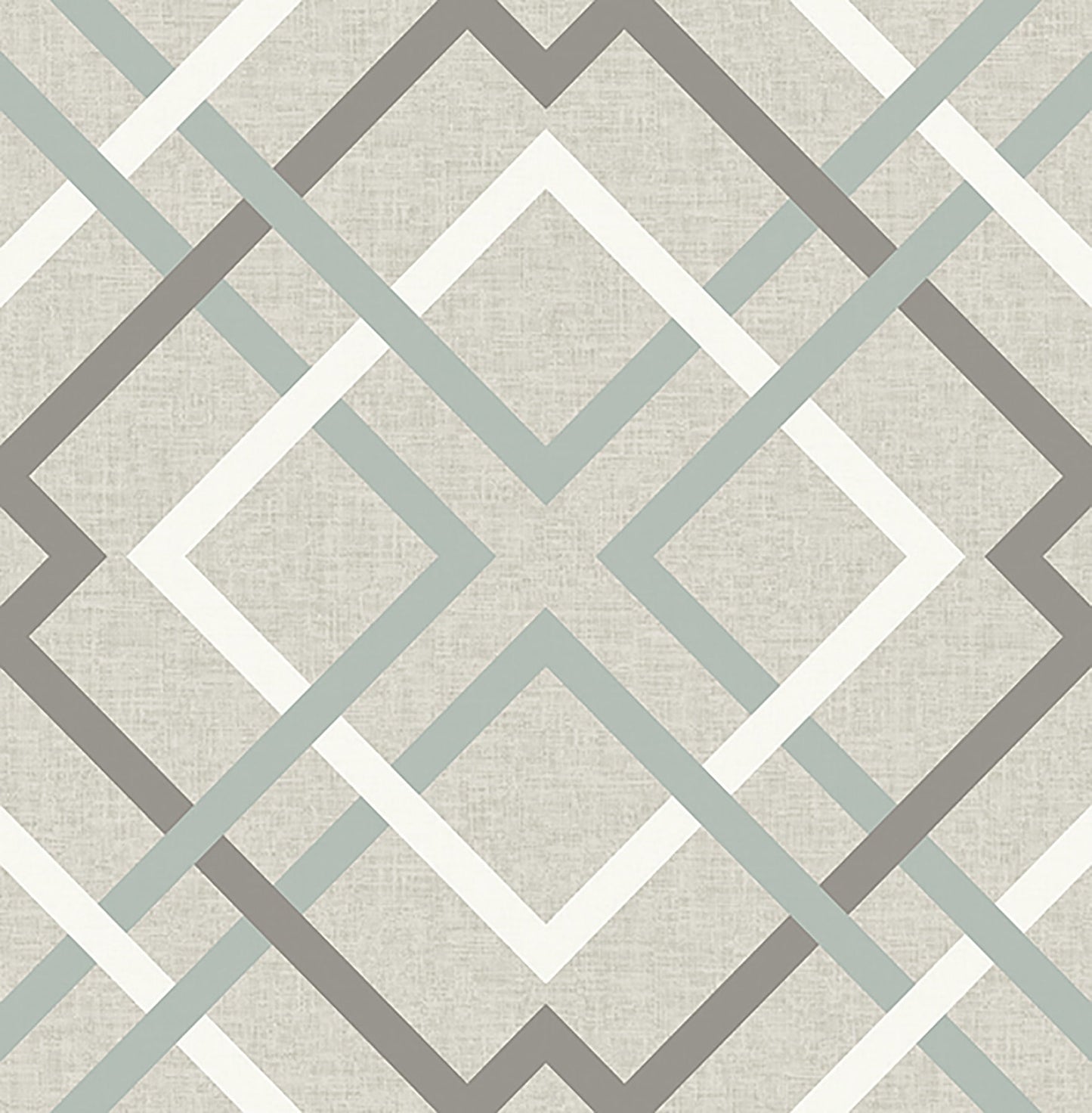 Brewster Saltire Taupe Geometric Unpasted Nonwoven Wallpaper, 20.5-in by 33-ft, 56.4 sq. ft.