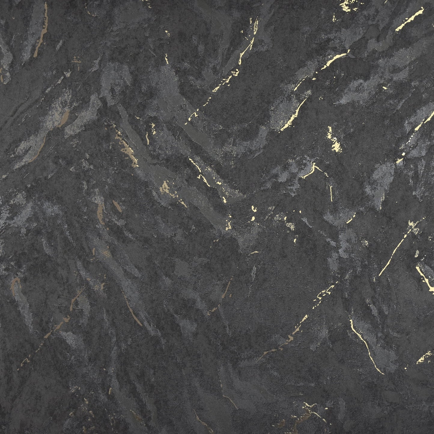 Brewster Titania Black Marble Texture Unpasted Non Woven Wallpaper, 27.5-in by 33-ft, 75.6 sq. ft.