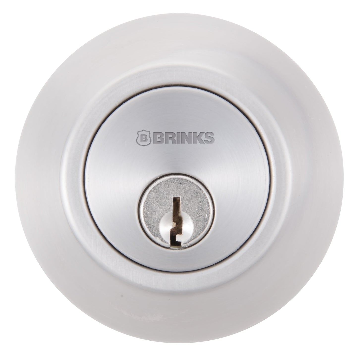 Brinks Mobile Home Single Cylinder Deadbolt Lock, Polished Brass Finish