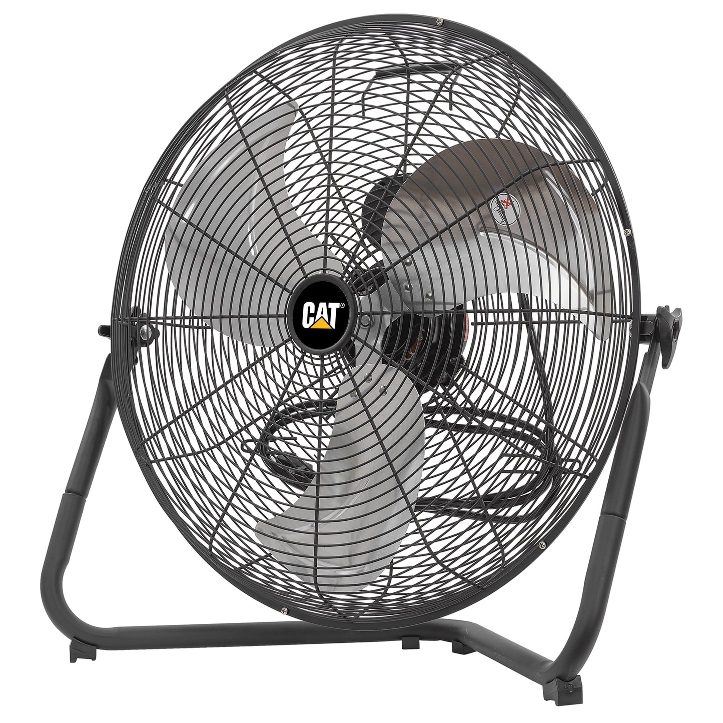 Caterpillar® Fan 20" High-Velocity 3-Speed Metal Floor Fan, 5000 CFM, Black