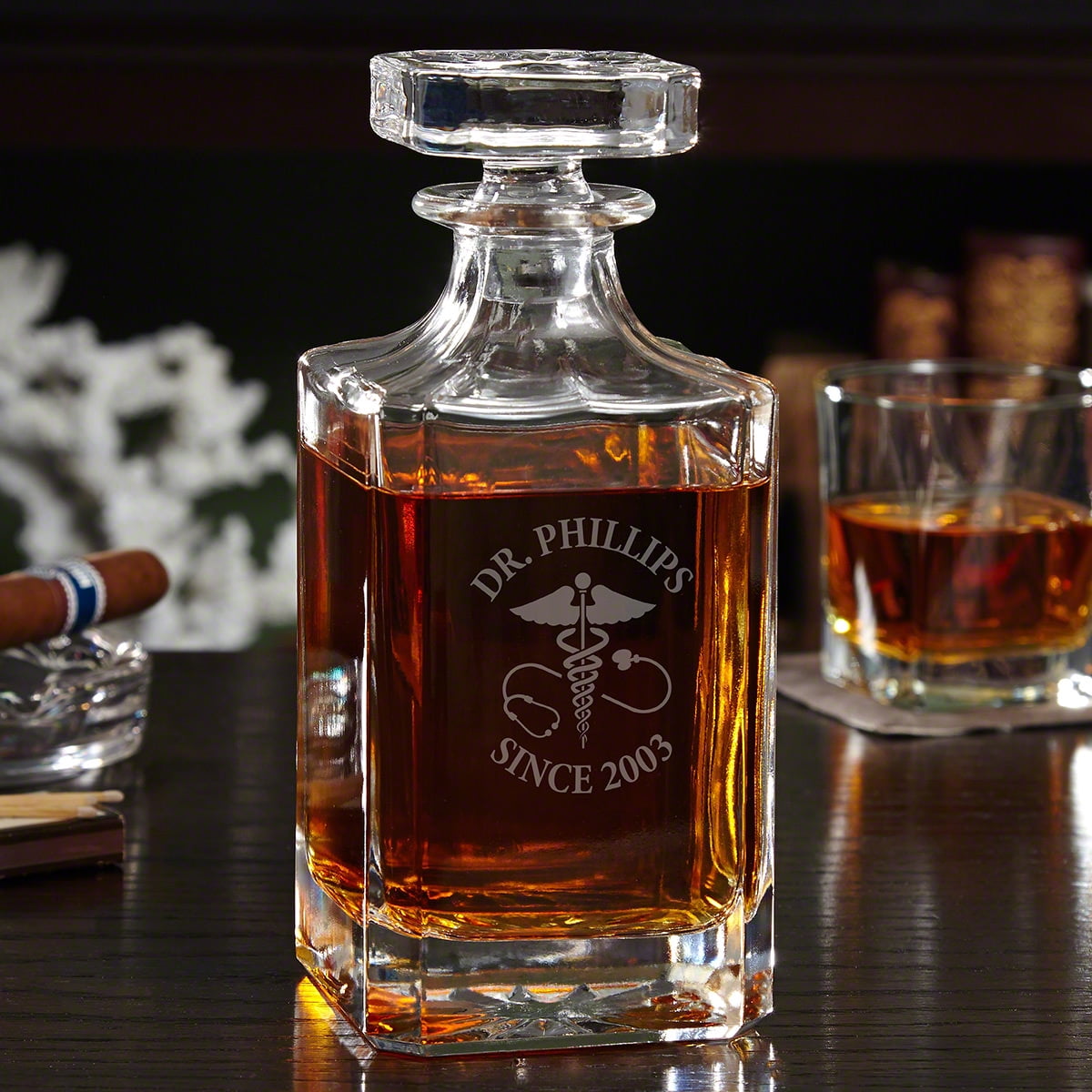 Caduceus Custom Carson Whiskey Decanter