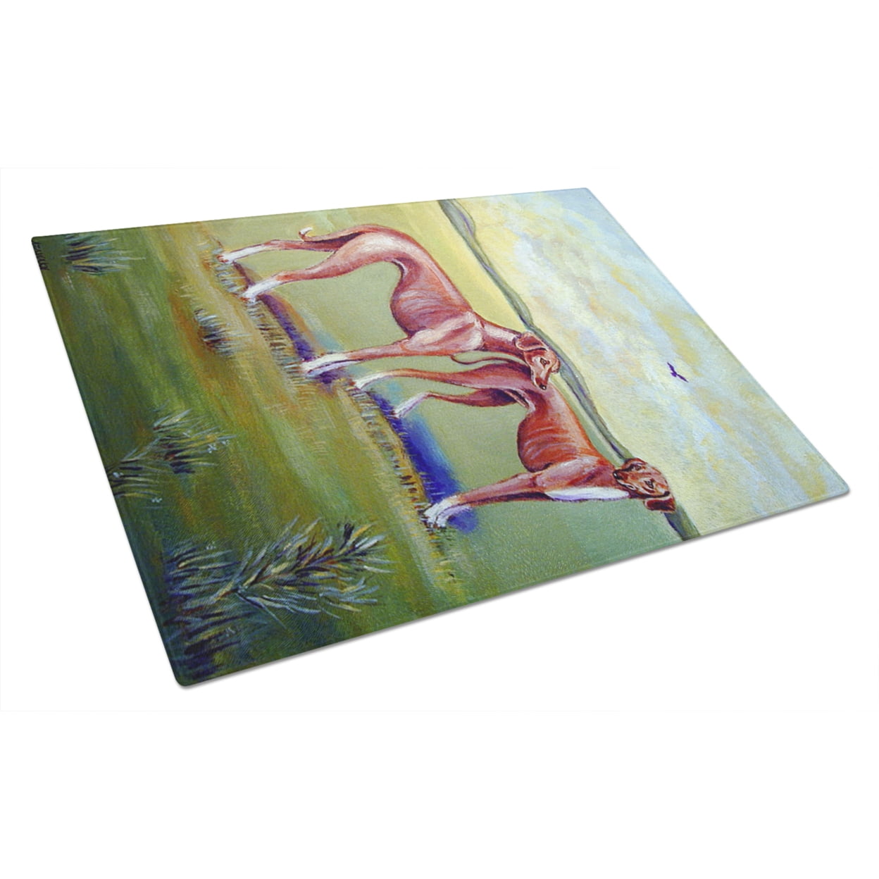 Caroline's Treasures Azawakh Hound Glass Cutting Board Large