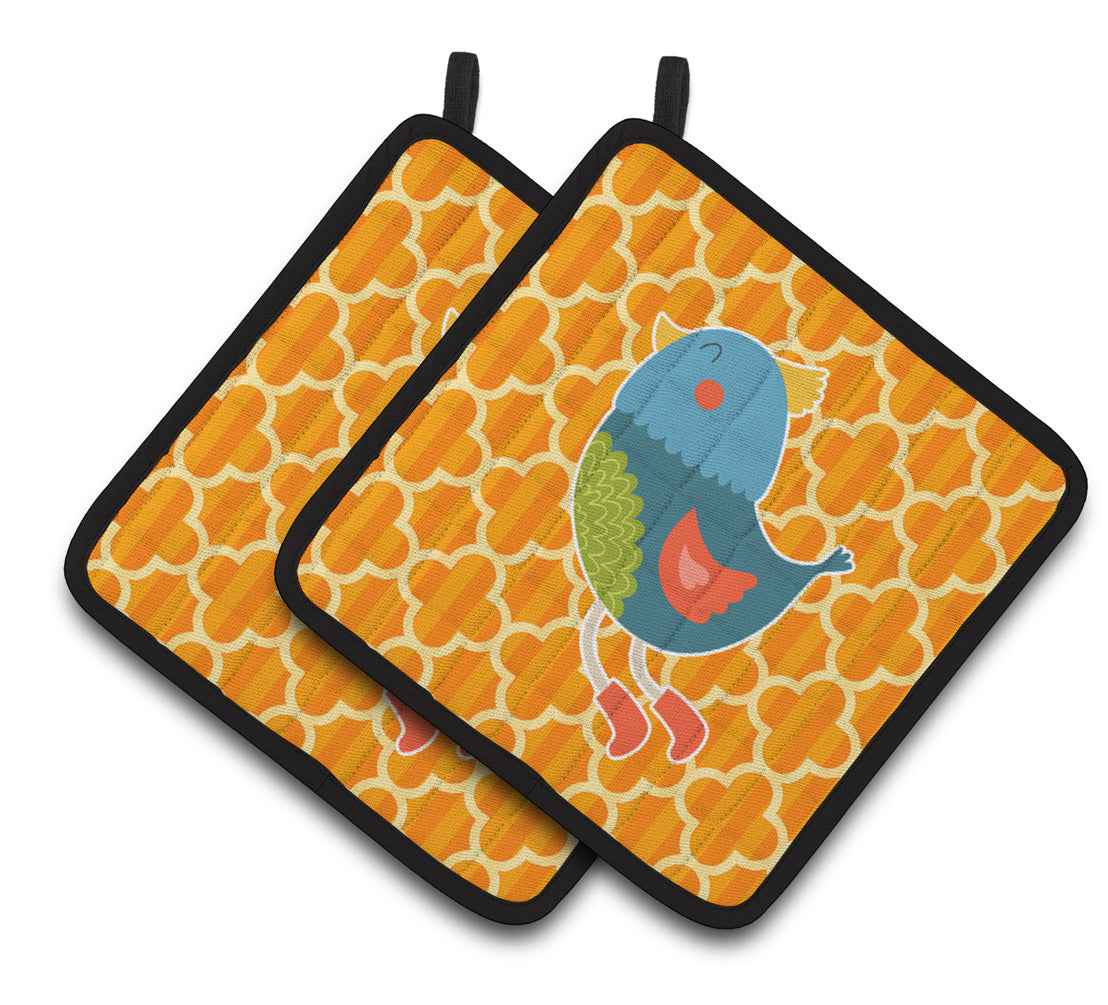 Caroline's Treasures Bird Pair of Pot Holders