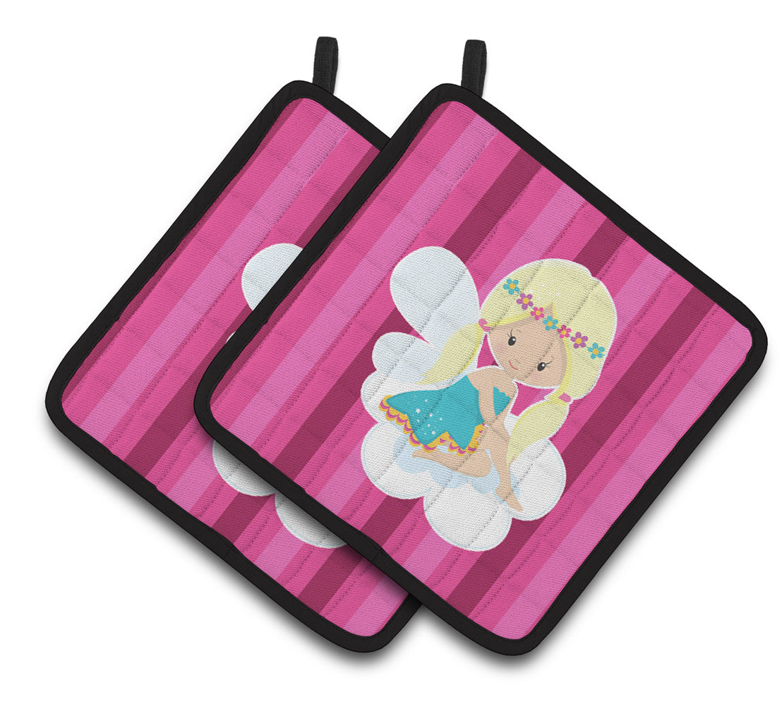 Caroline's Treasures Blonde Fairy Pair of Pot Holders
