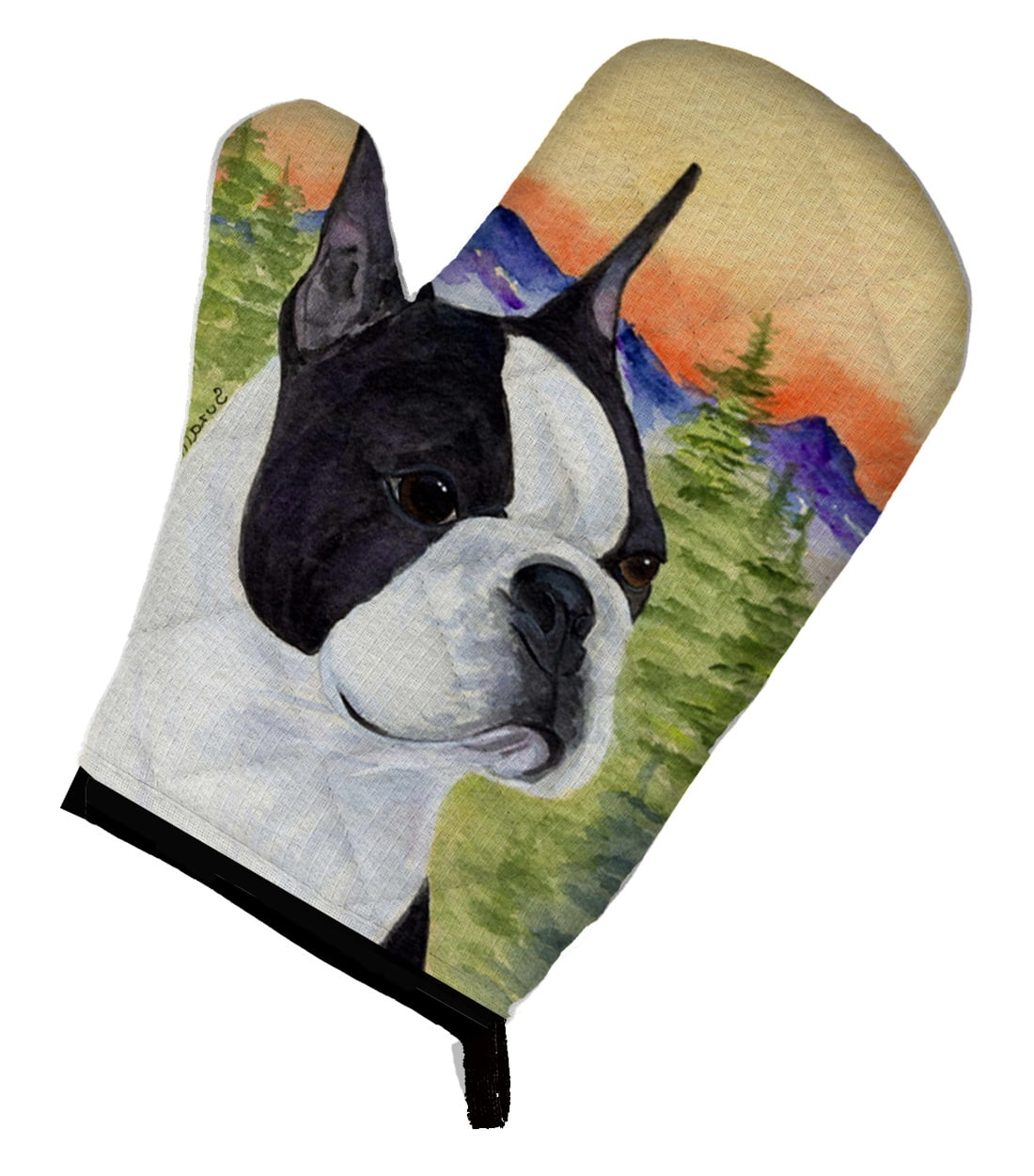 Caroline's Treasures Boston Terrier Oven Mitt