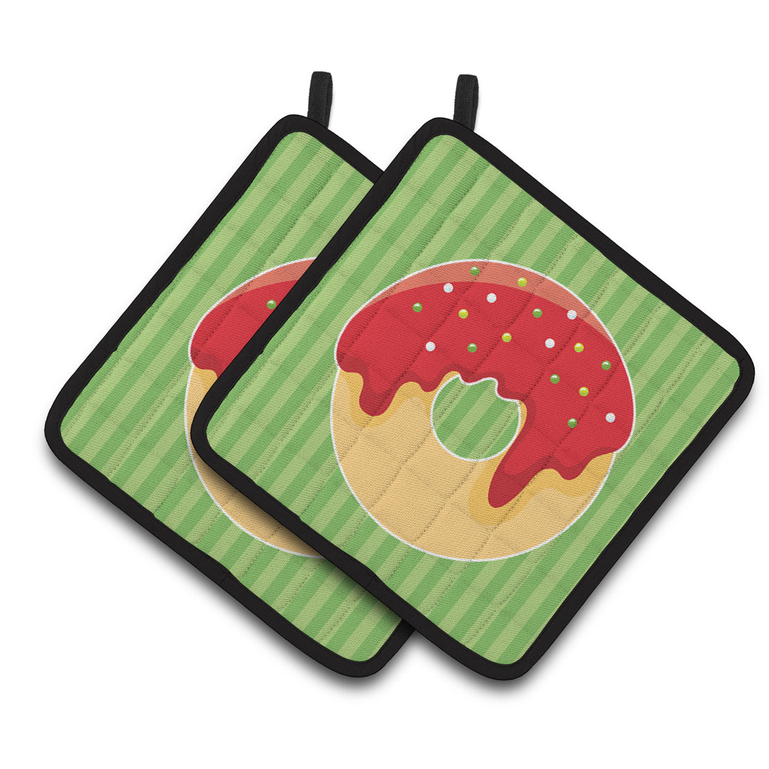 Christmas Donut Pair of Pot Holders