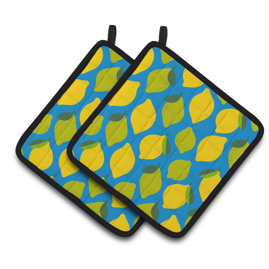 Caroline's Treasures Lemons and Limes Pair of Pot Holders