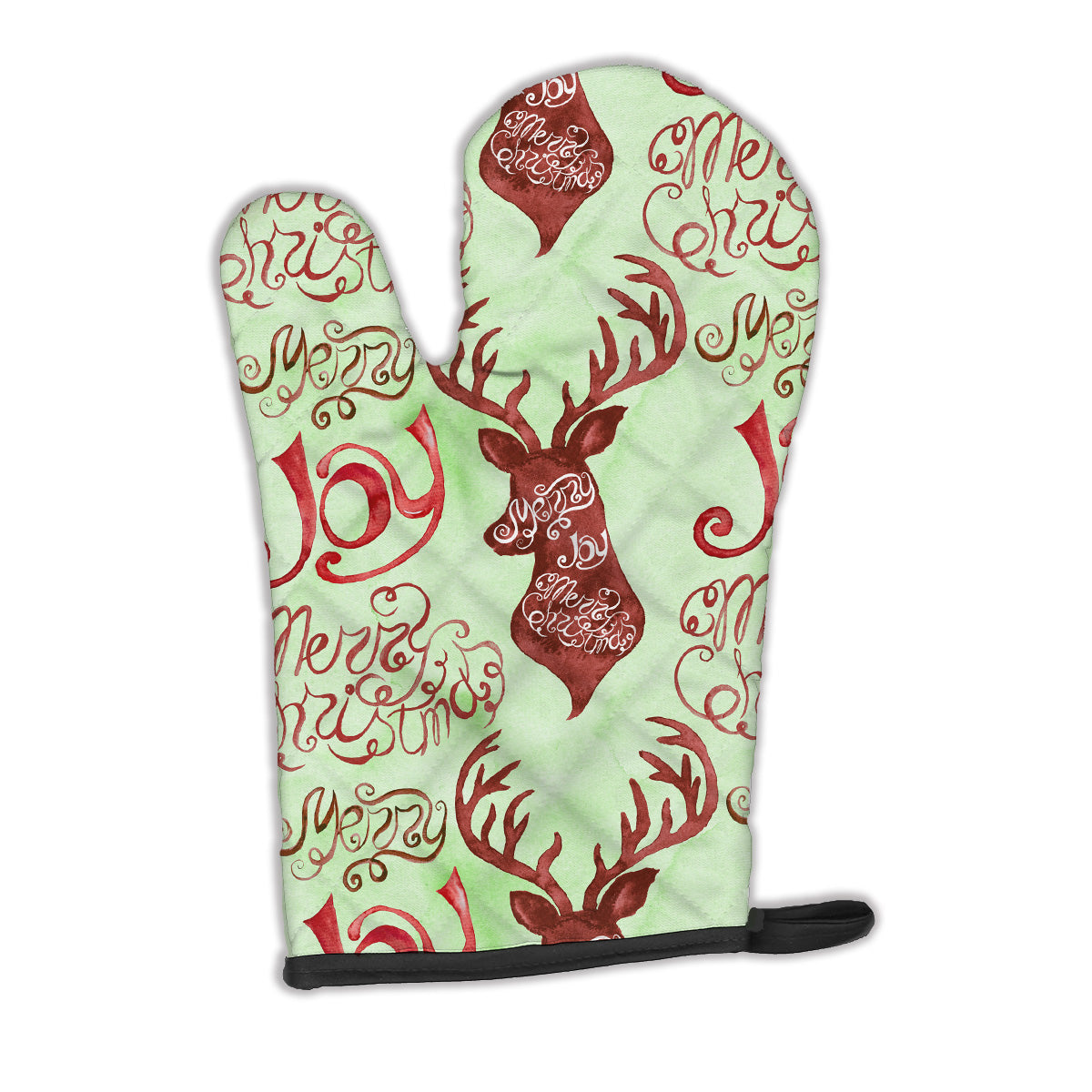 Merry Christmas Joy Reindeer Oven Mitt