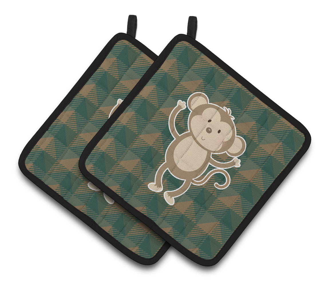 Monkey Pair of Pot Holders