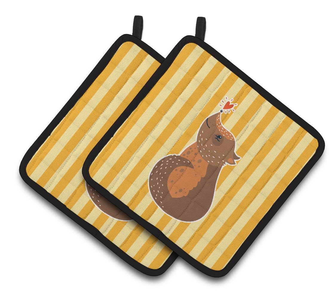 Caroline's Treasures Opossum Love Pair of Pot Holders