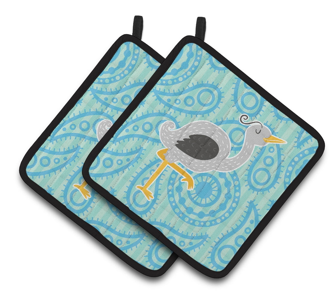 Caroline's Treasures Ostrich Pair of Pot Holders