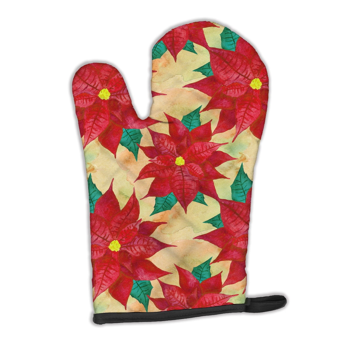 Poinsetta Christmas Oven Mitt