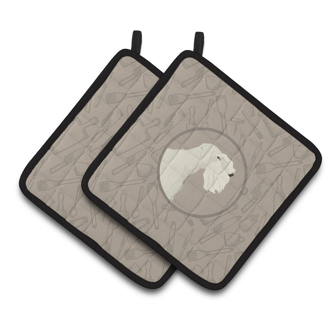 Caroline's Treasures Sealyham Terrier In the Kitchen Pair of Pot Holders
