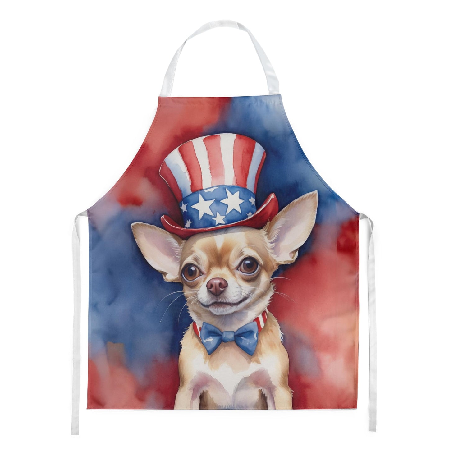 Chihuahua Patriotic American Apron 27 in x 30 in