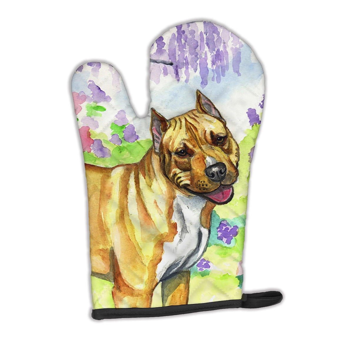 Carolines Treasures 7093OVMT Pit Bull Oven Mitt Large multicolor