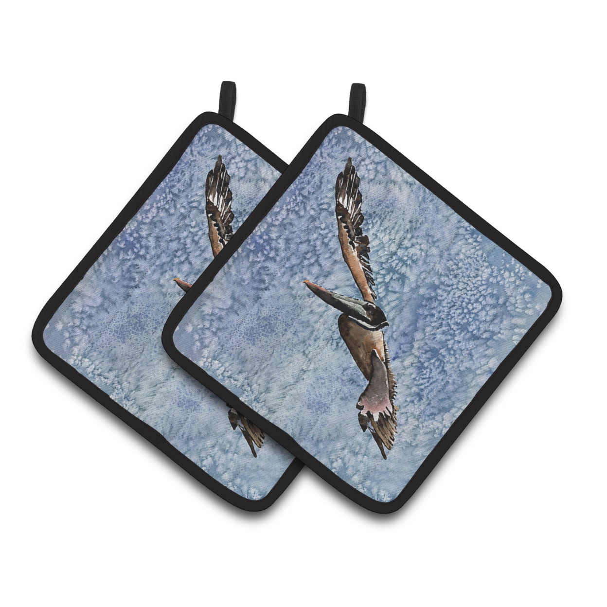 Carolines Treasures 8150PTHD Pelican Pair of Pot Holders, 7.5HX7.5W, multicolor