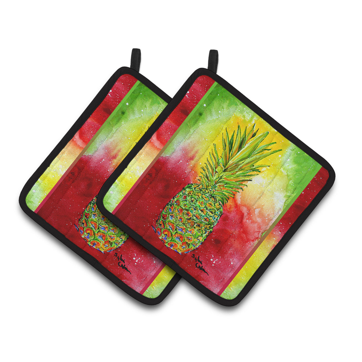 Pineapple Pair of Pot Holders