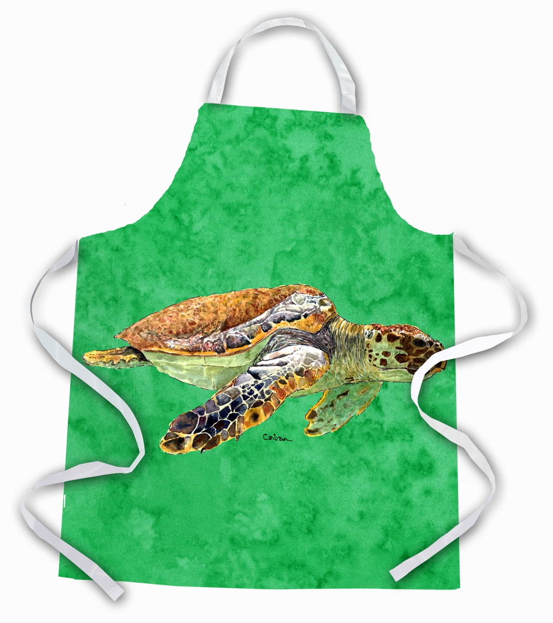 Carolines Treasures 8675APRON Turtle Apron Large multicolor