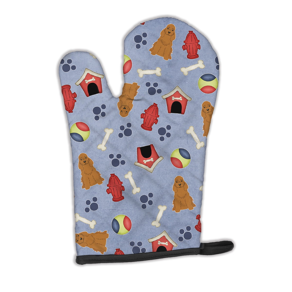 Dog House Collection Cocker Spaniel Red Oven Mitt