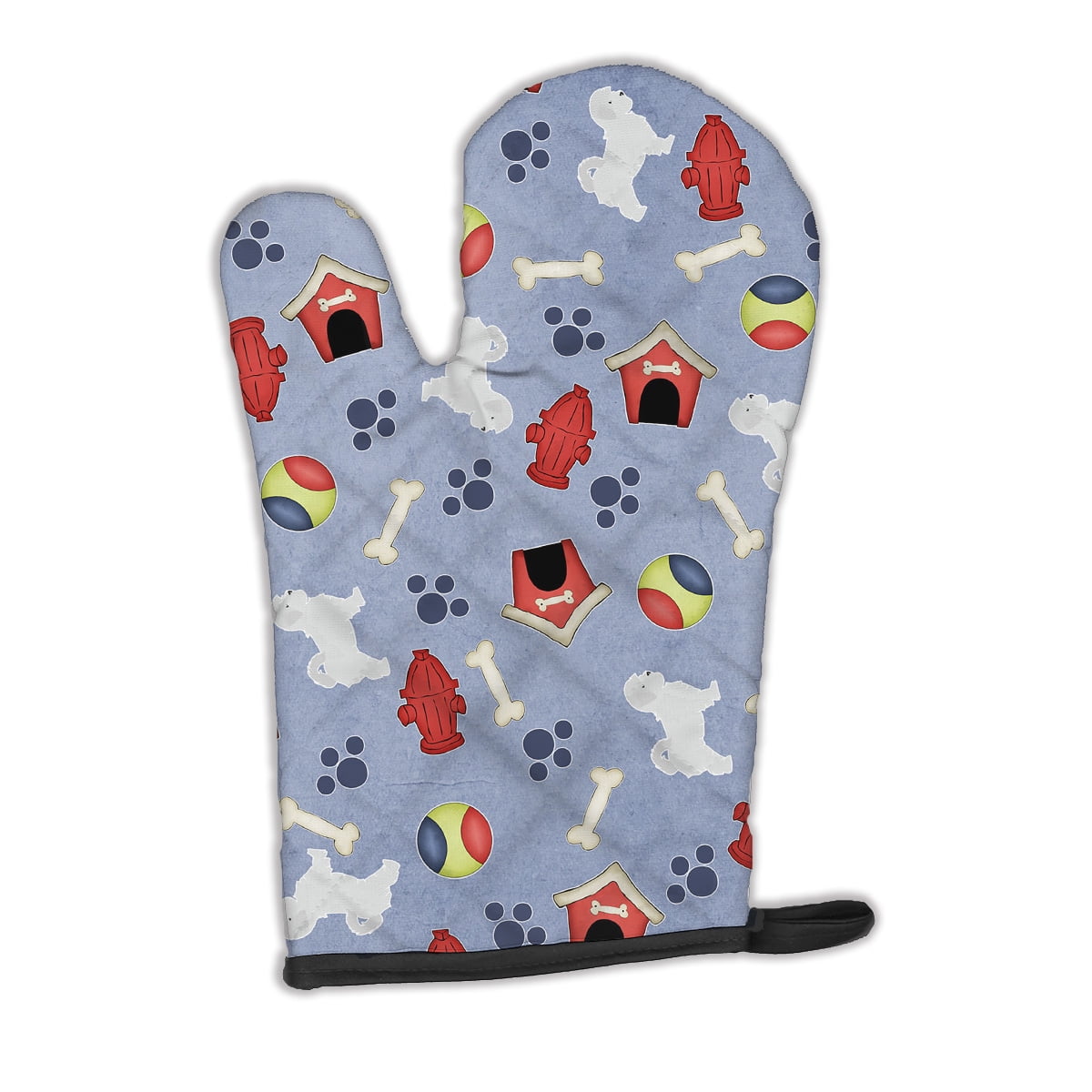 Maltese Dog House Collection Oven Mitt