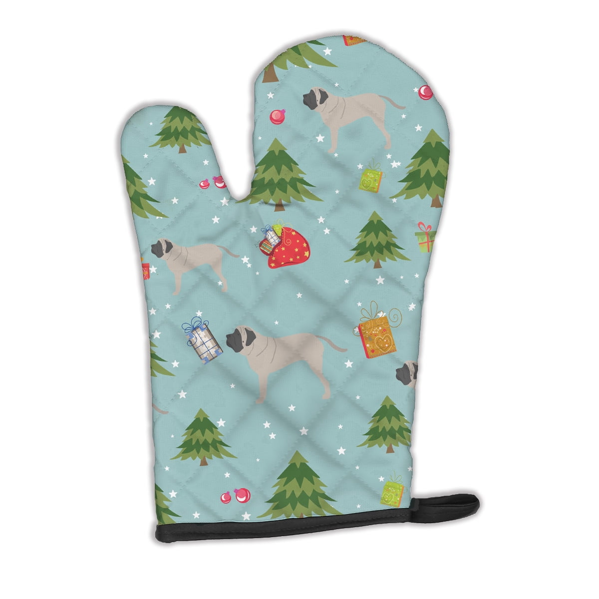 Christmas English Mastiff Oven Mitt