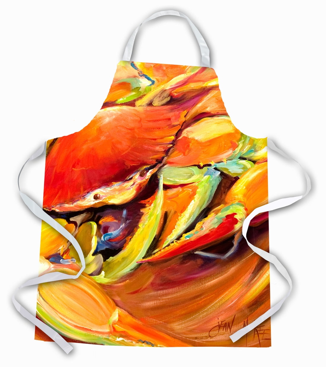 Carolines Treasures JMK1294APRON Spice Crab Apron Large multicolor