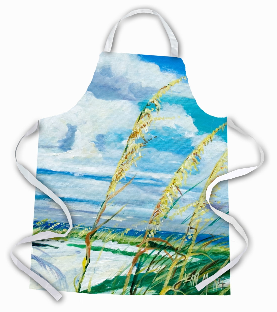Carolines Treasures JMK1298APRON Sea Oats Apron Large multicolor
