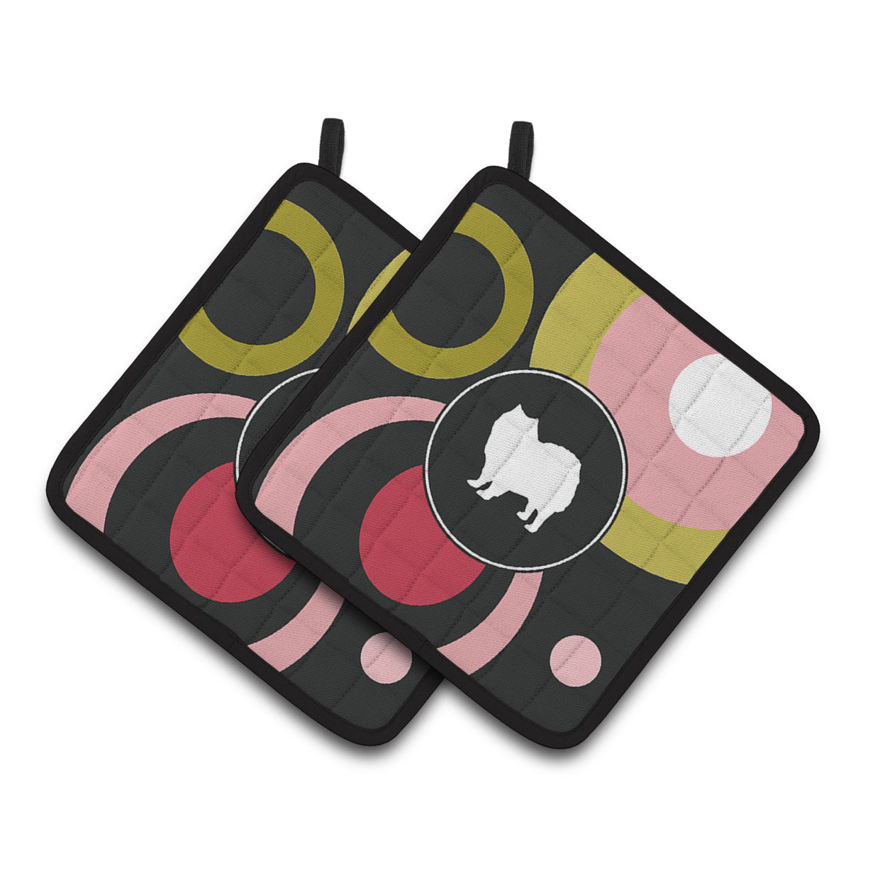 Carolines Treasures KJ1107PTHD Eskimo Pair of Pot Holders , 7.5HX7.5W, multicolor