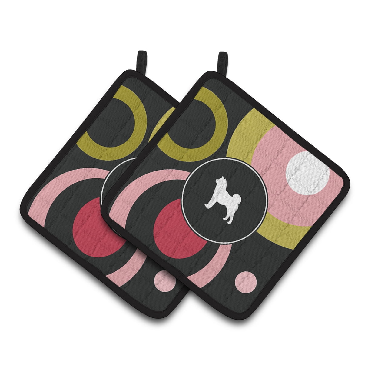 Carolines Treasures KJ1149PTHD Pair of Pot Holders, 7.5HX7.5W, multicolor