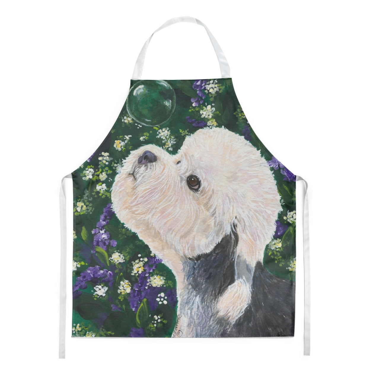 Carolines Treasures SS1055APRON Dandie Dinmont Terrier Apron Large multicolor