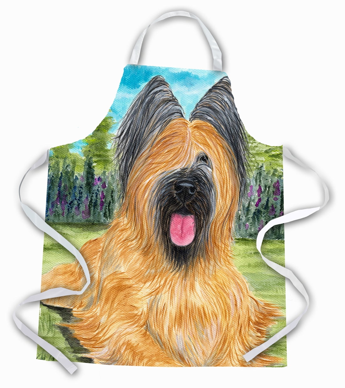 Carolines Treasures SS8035APRON Briard Apron Large multicolor