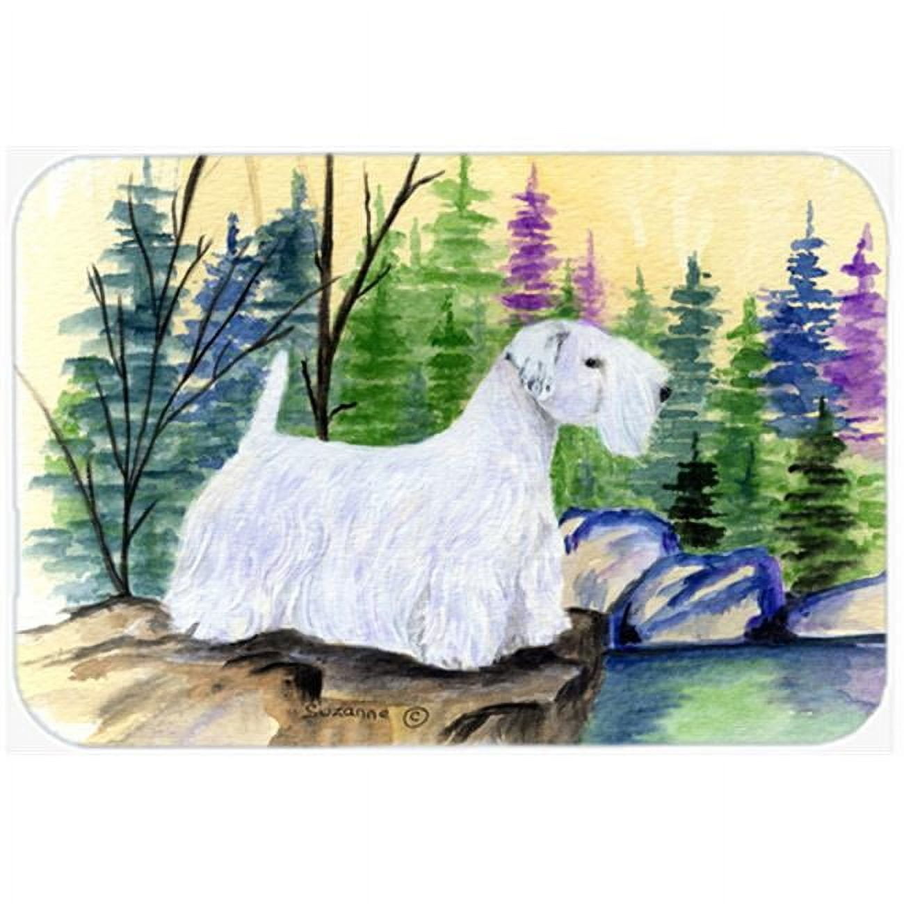 Carolines Treasures SS8104LCB Sealyham Terrier Glass Cutting Board Large, 12H x 16W, multicolor