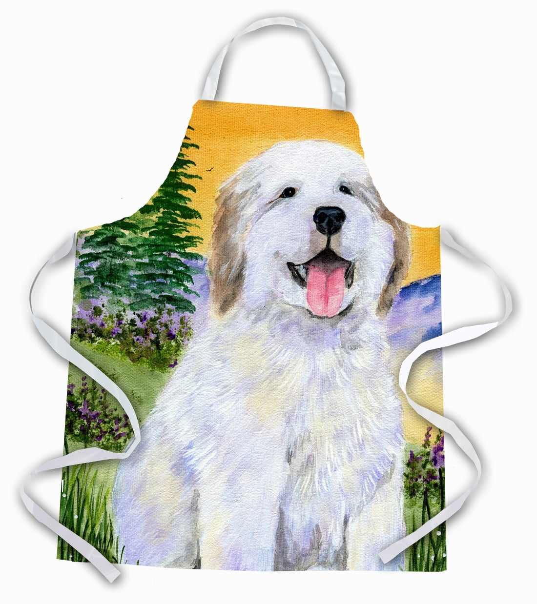 Carolines Treasures SS8469APRON Great Pyrenees Apron Large multicolor