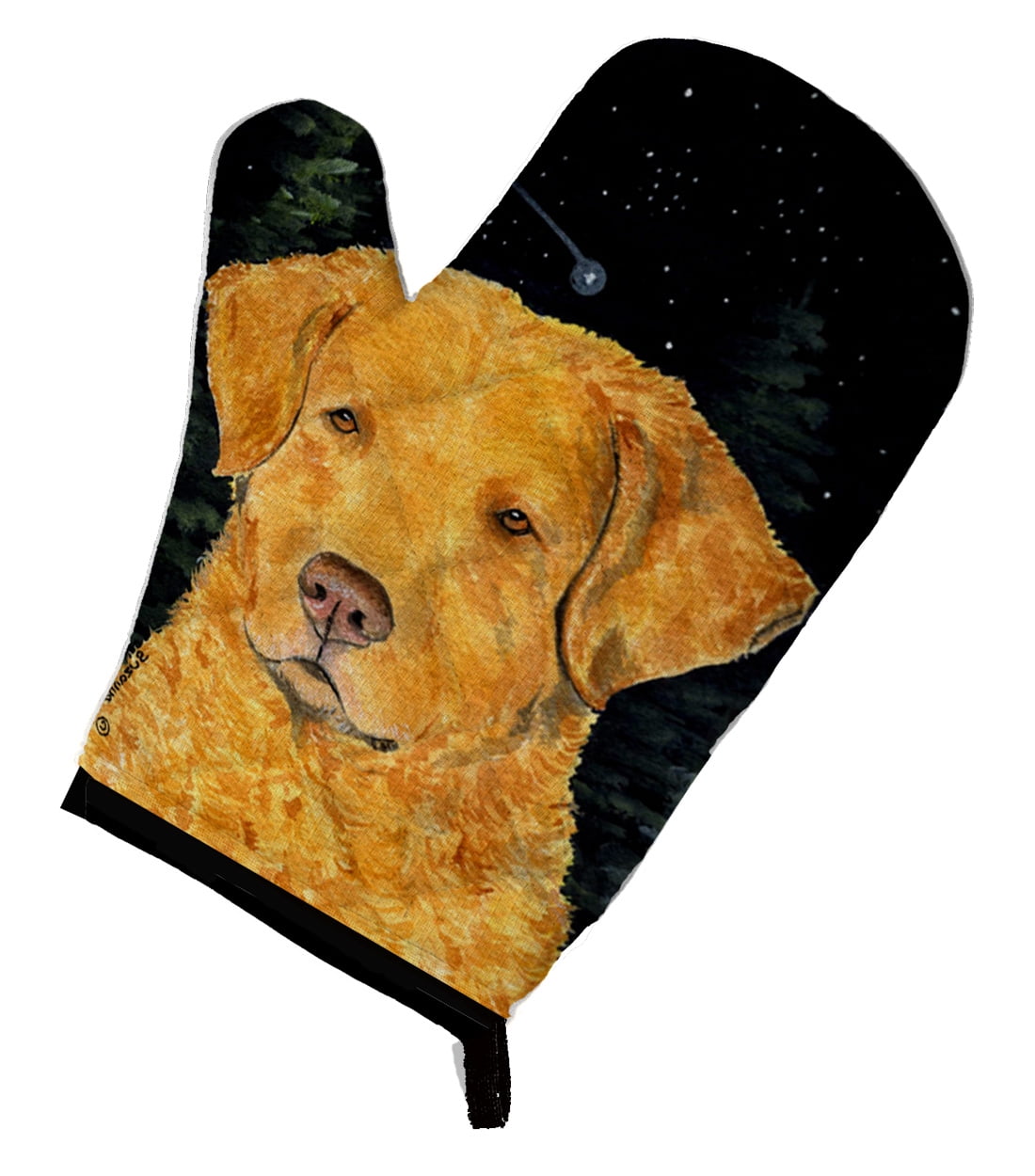 Starry Night Chesapeake Bay Retriever Oven Mitt