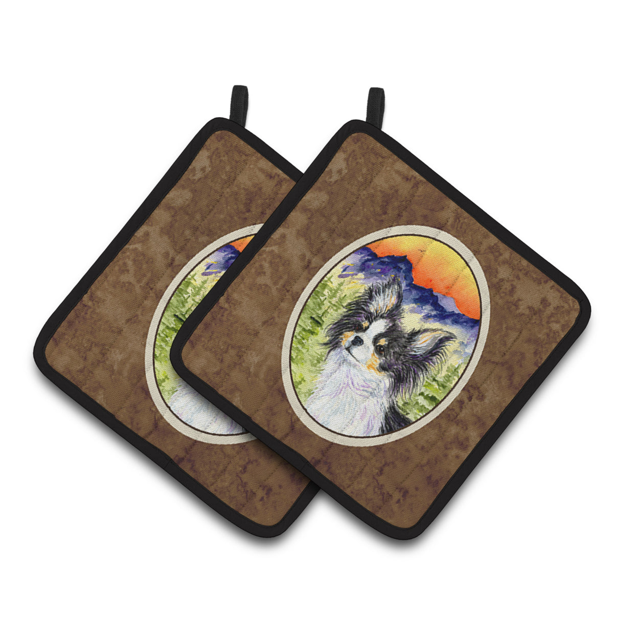 Carolines Treasures SS8517PTHD Chihuahua Pair of Pot Holders, 7.5HX7.5W, multicolor