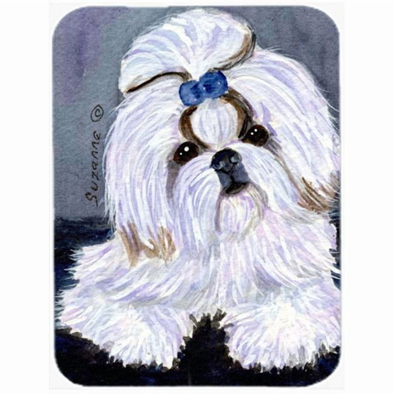 Carolines Treasures SS8685LCB Shih Tzu Glass Cutting Board Large, 12H x 16W, multicolor