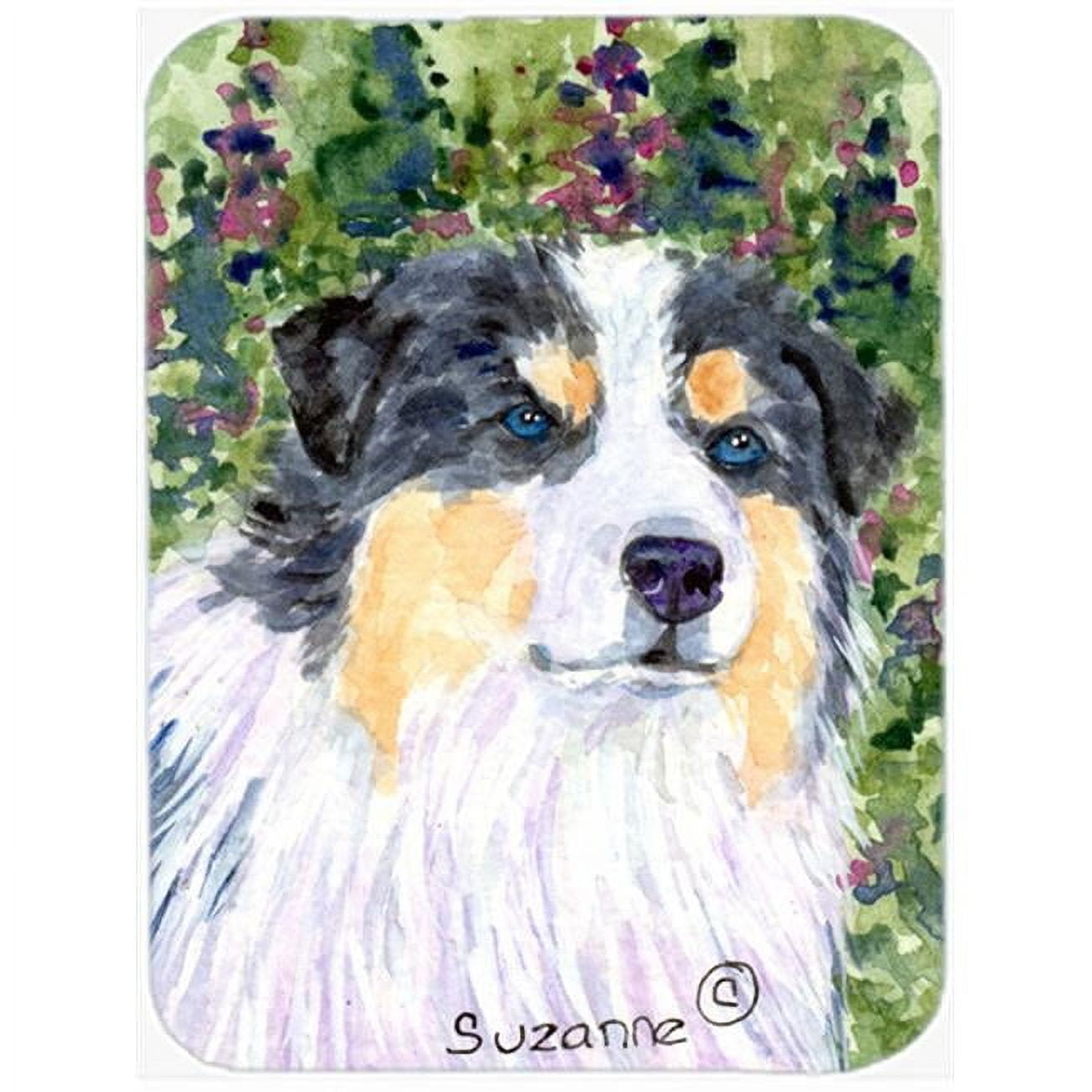 Carolines Treasures SS8821LCB Australian Shepherd Glass Cutting Board Large, 12H x 16W, multicolor