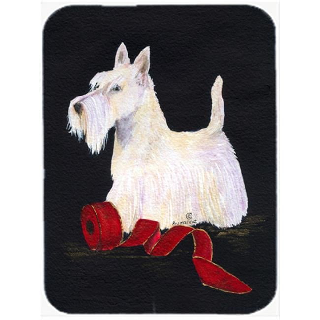 Scottish Terrier Glass Cutting Board Large