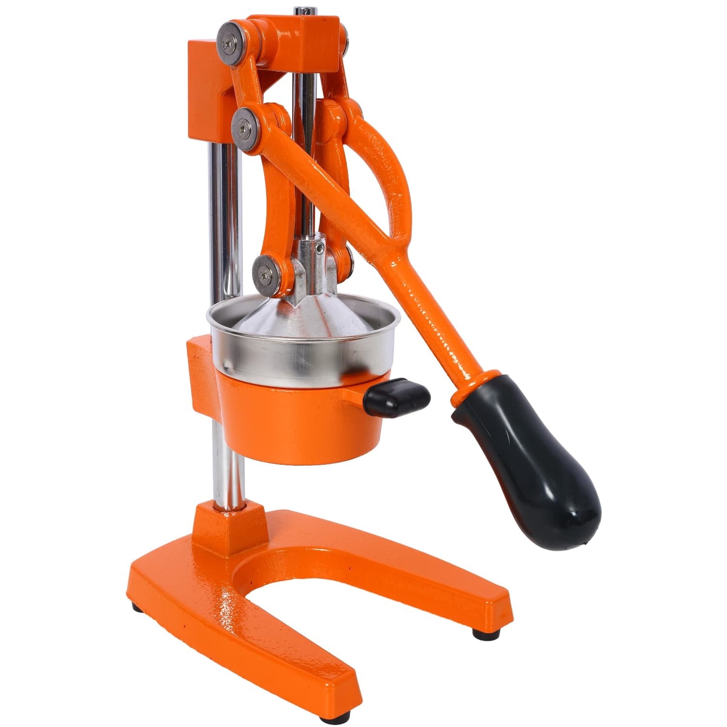 Cast Iron Citrus Juicer, Commercial Grade Manual Hand Press, Heavy Duty Countertop Squeezer for Orange Lemon Grapefruit Pomegranate