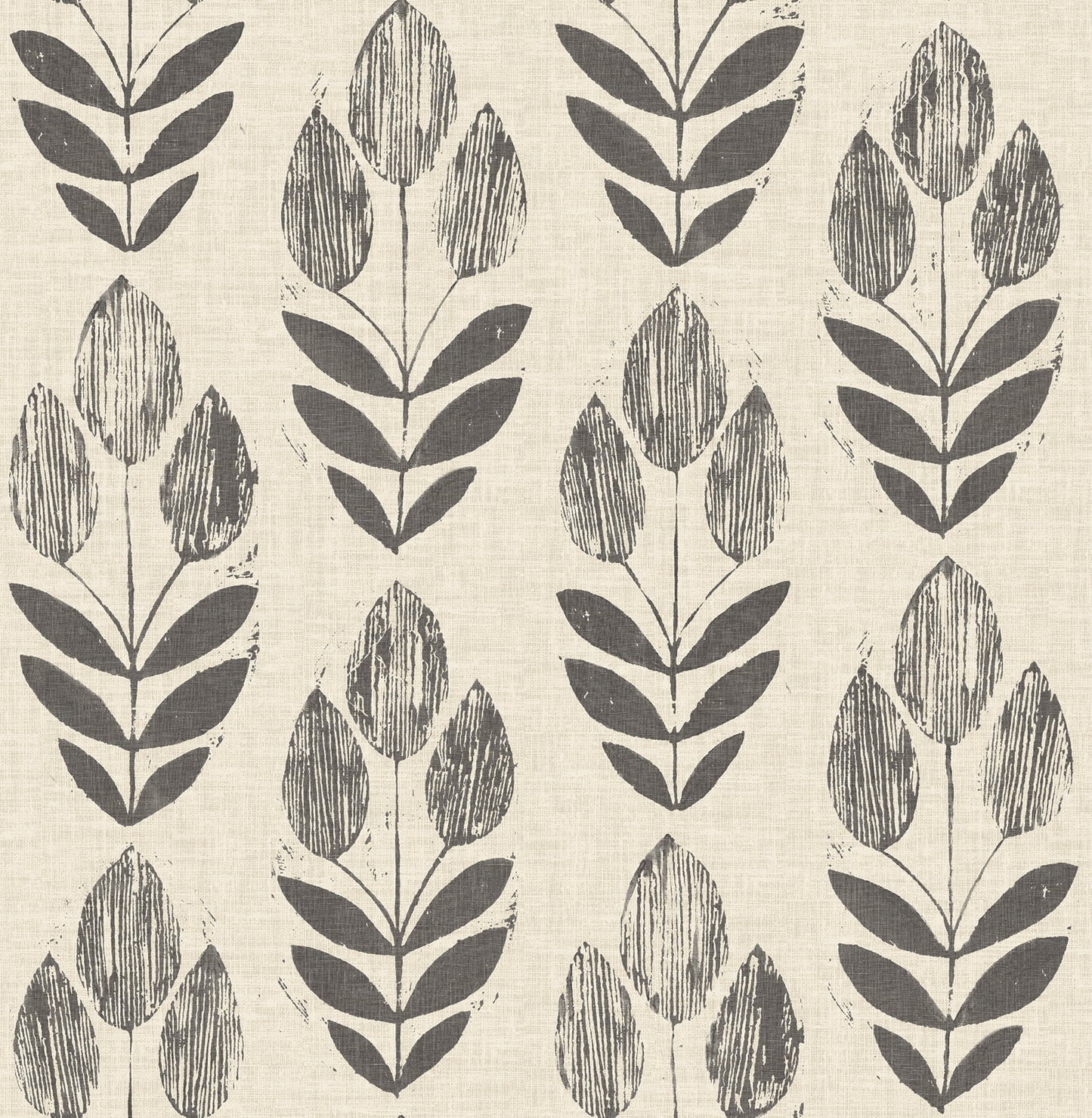 Chesapeake Garland Black Block Tulip Wallpaper