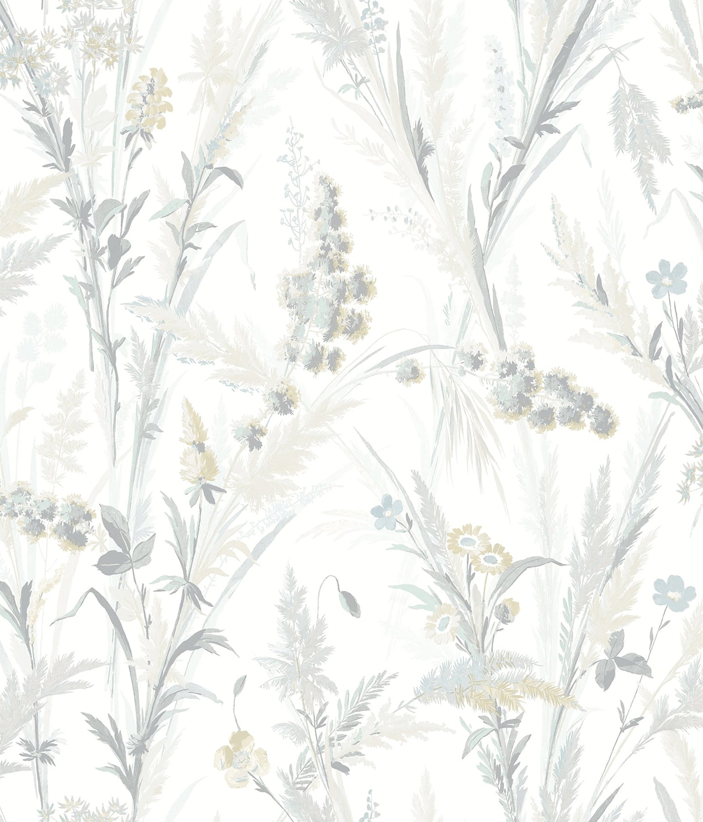 Chesapeake Hillaire Light Blue Meadow Wallpaper