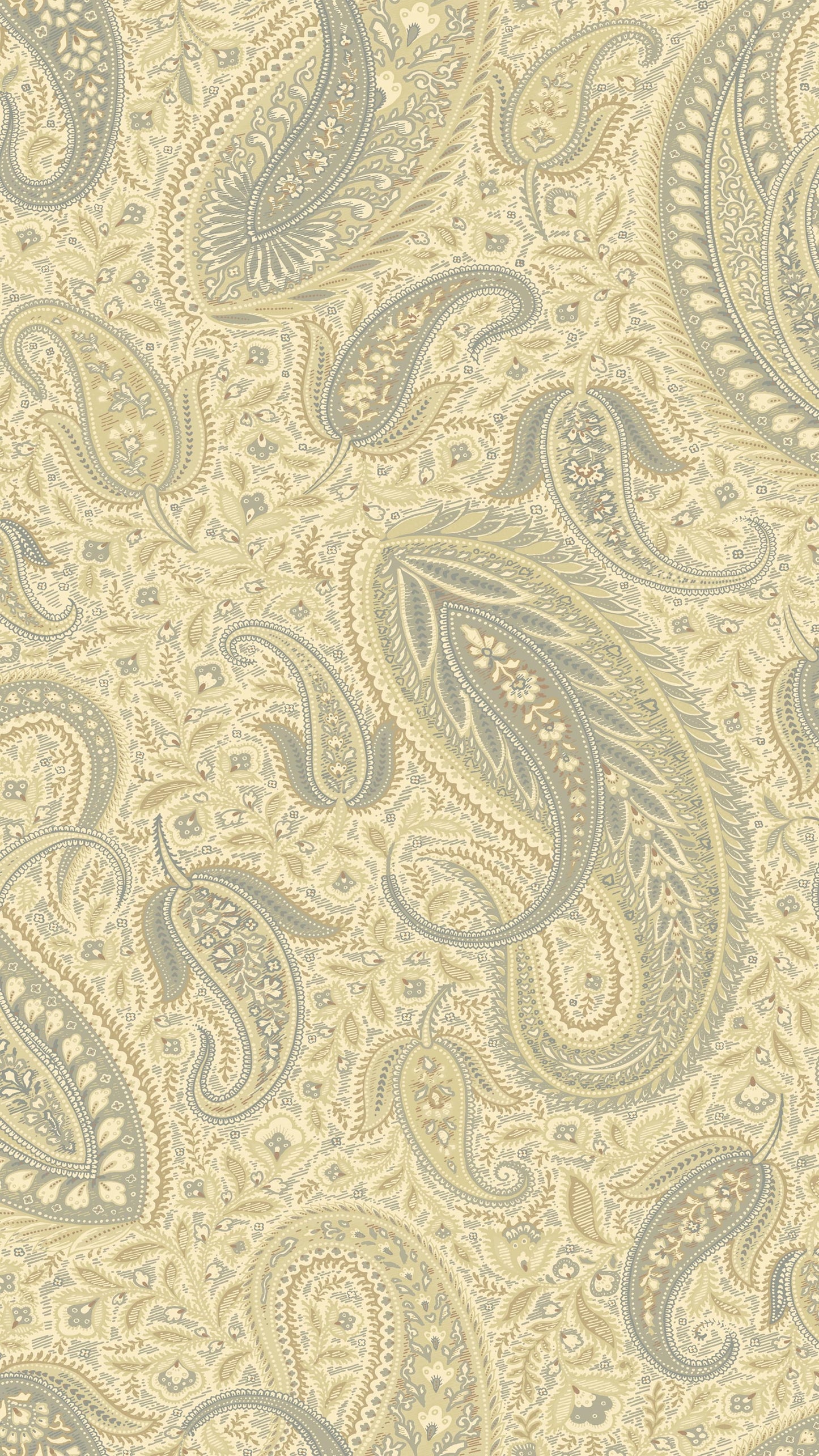 Chesapeake Nathaniel Beige Modern Paisley Wallpaper