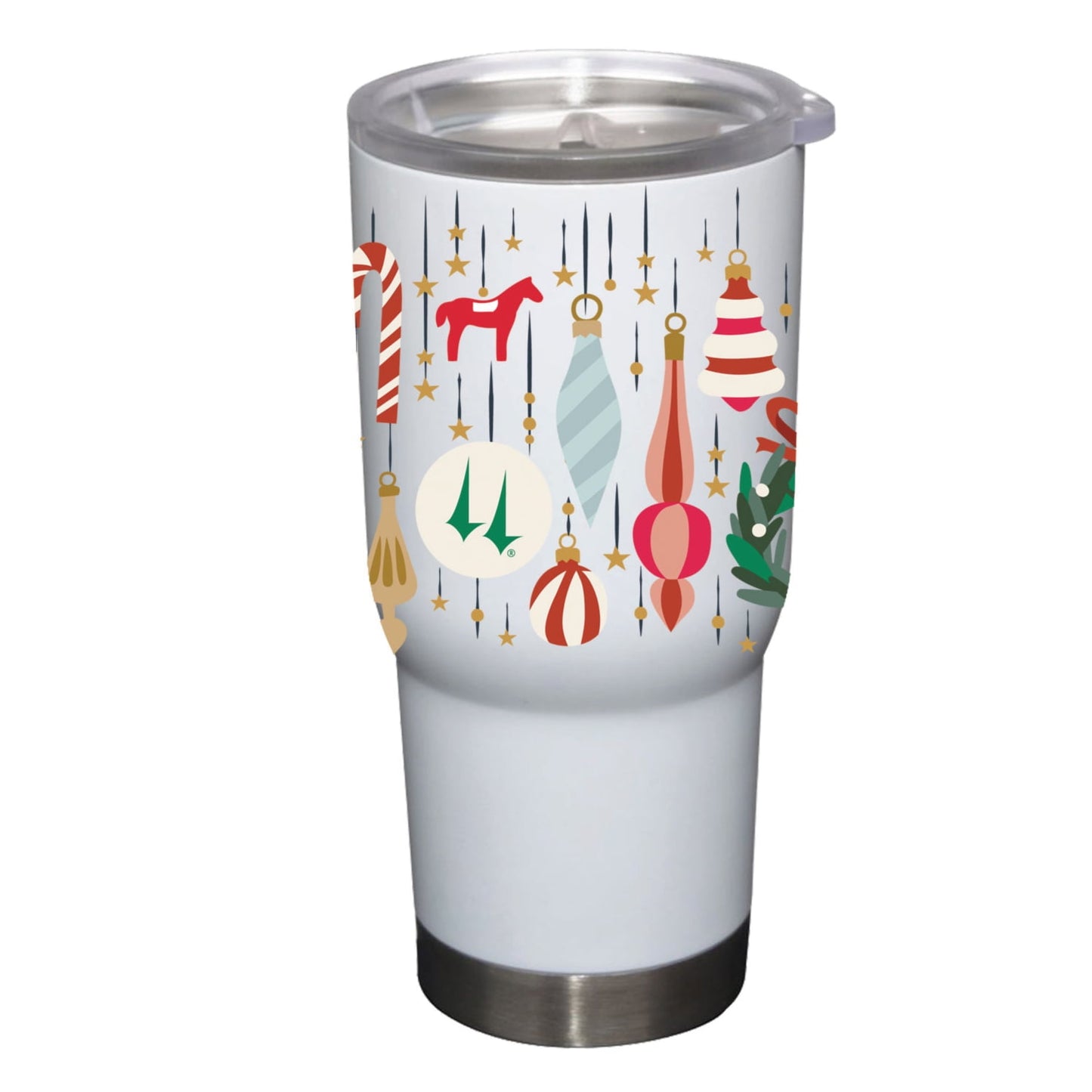 Churchill Downs XMAS 20 oz Tumbler - White