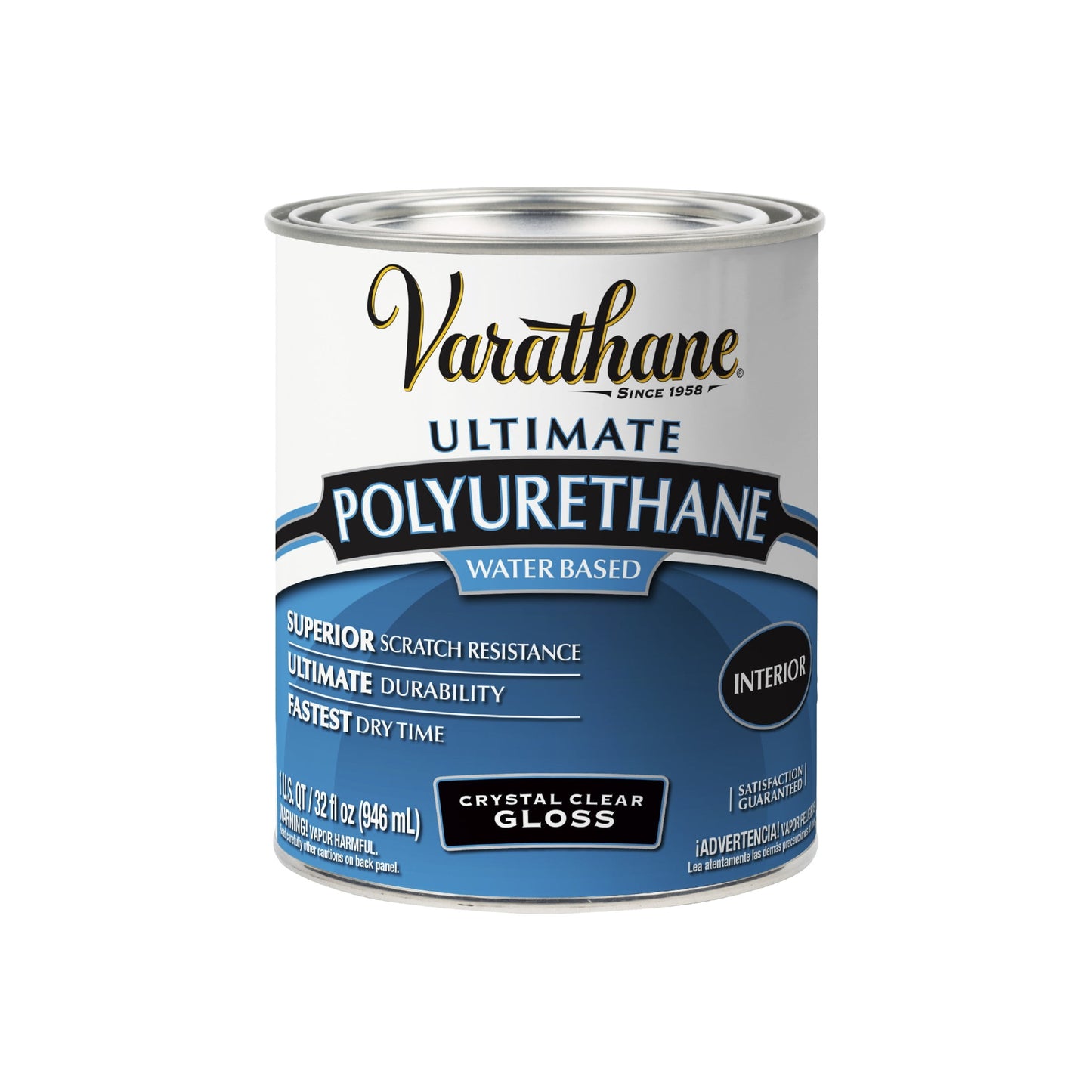Clear, Varathane Ultimate Polyurethane, Gloss-200041H, Quart