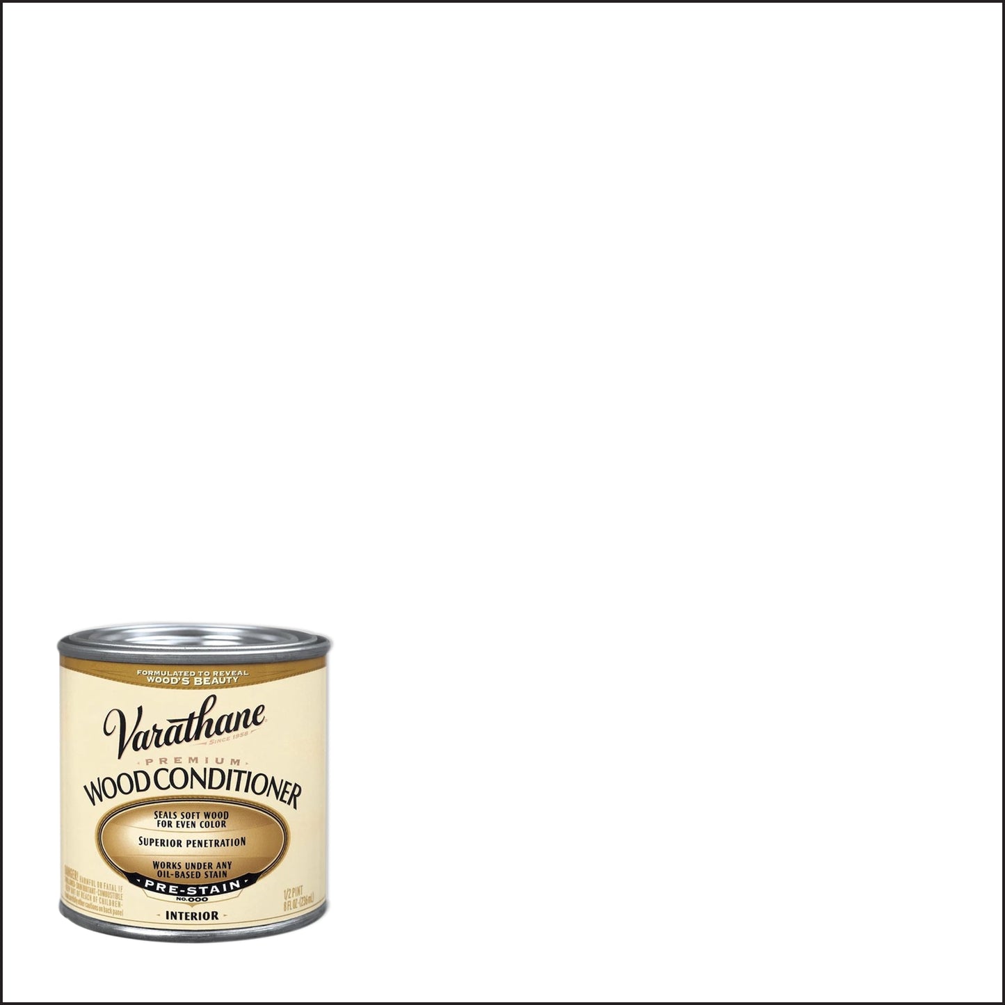 4 Pack, Clear, Varathane Premium Oil-Based Pre-Stain Interior Wood Conditioner-211776, Half Pint