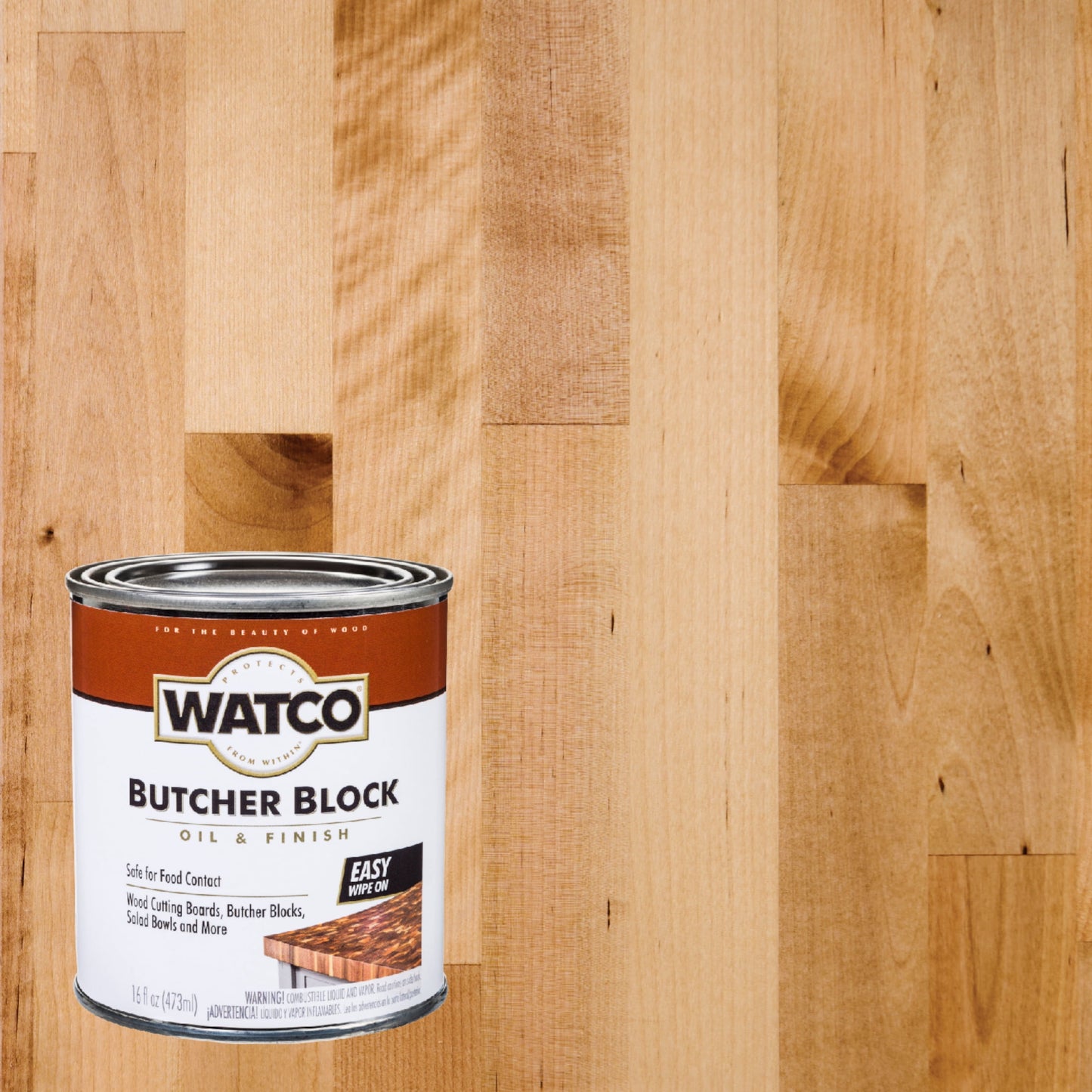 4 Pack, Clear, Watco Butcher Block Oil & Finish - 241758, Pint
