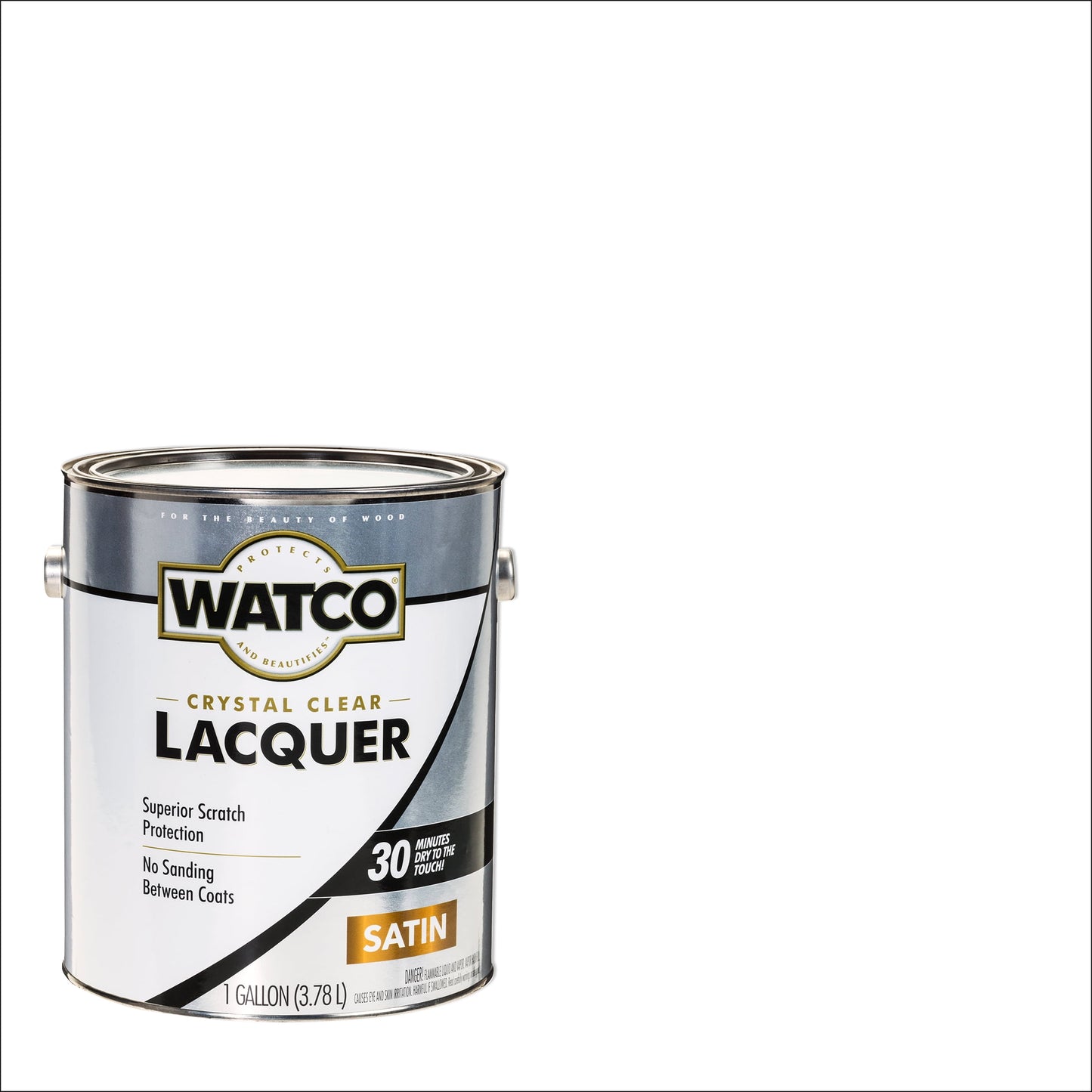 2 Pack, Clear, Watco Lacquer Wood Finish Satin - 63231, Gallon