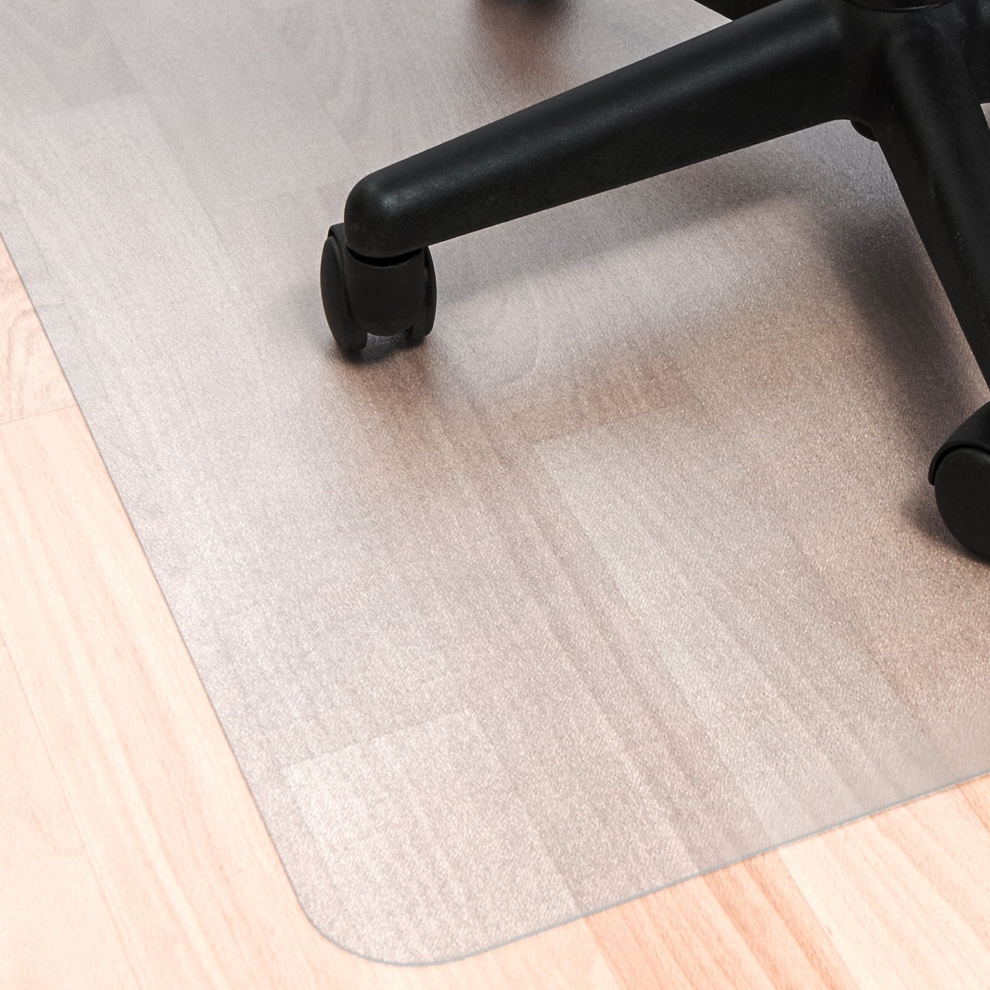 Cleartex® Recycled Rectangular Chair Mat with Anti-Slip Backing For Hard Floors - 30" x 48"